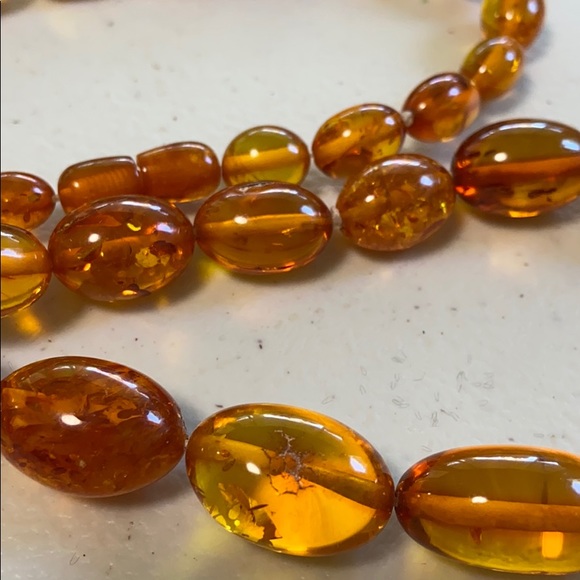 Vintage Natural Baltic amber bead necklace - Picture 11 of 12